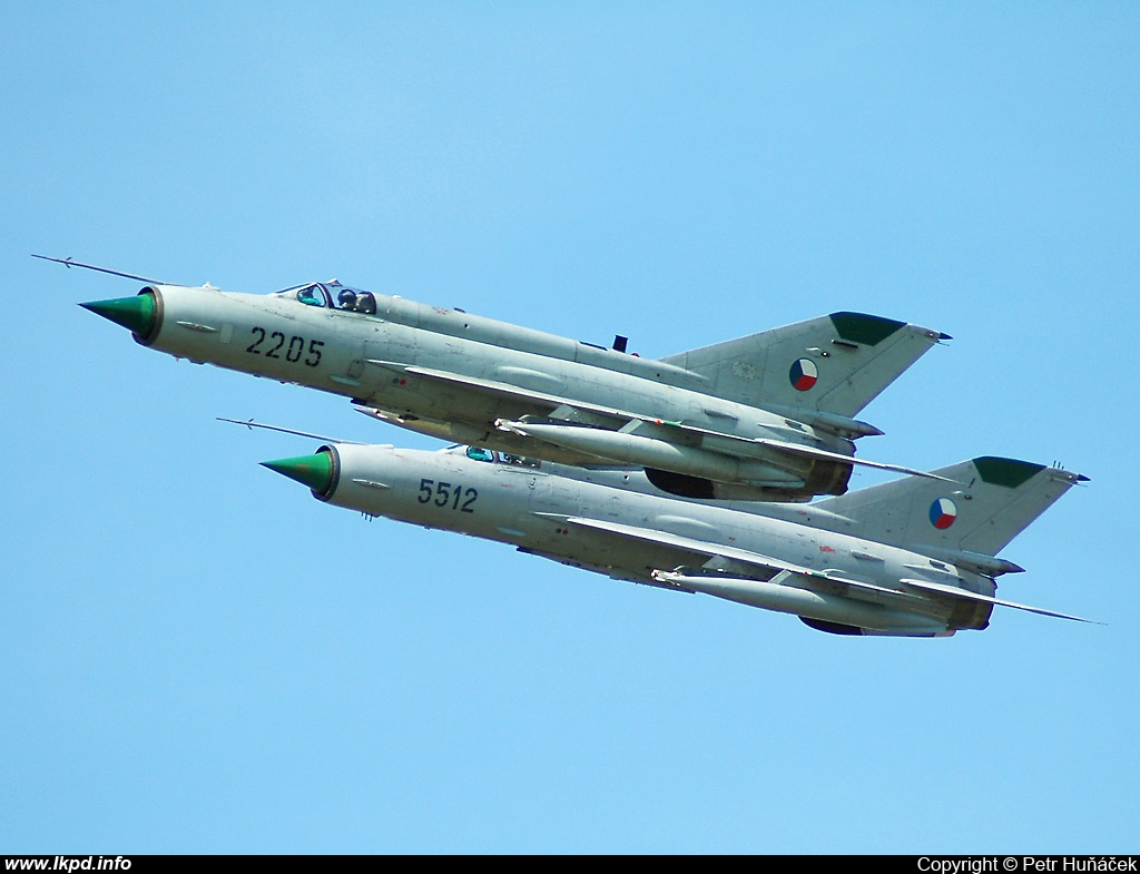 Czech Air Force – Mikoyan-Gurevich Mig-21MF 2205