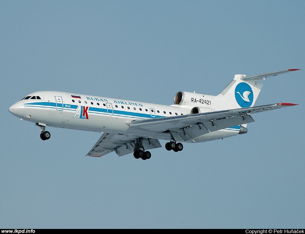 Kuban Airlines – Yakovlev YAK-42D RA-42421