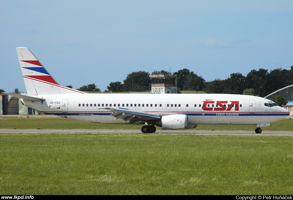 SA Czech Airlines – Boeing B737-4K5 OK-VGZ