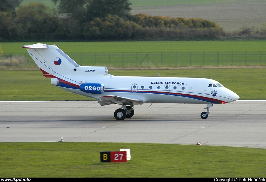 Czech Air Force – Yakovlev YAK-40 0260