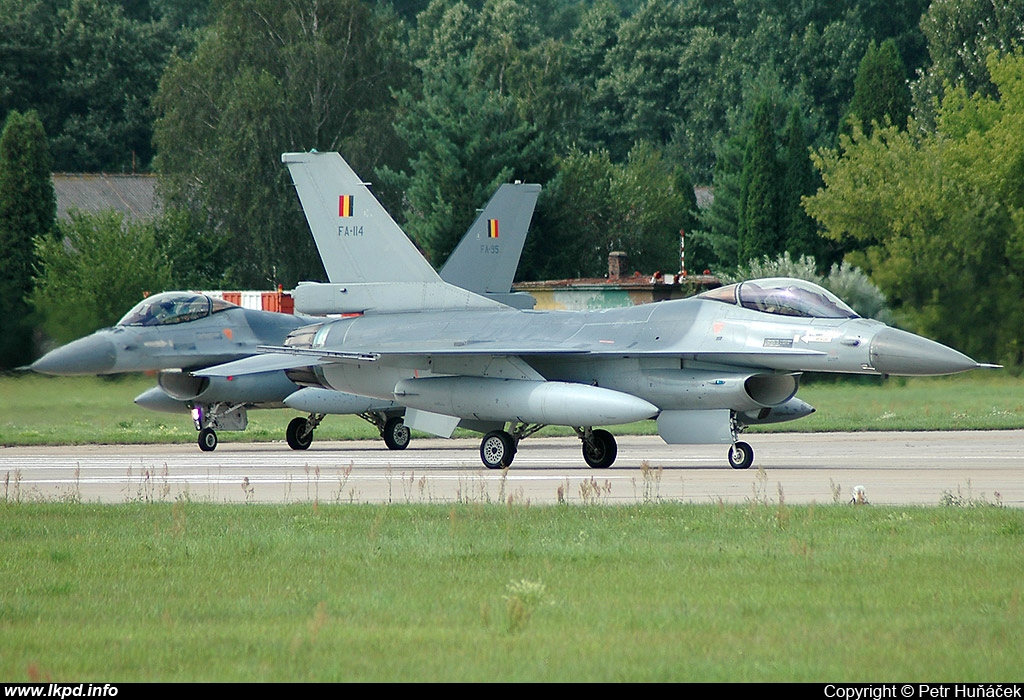 Belgium Air Force – SABCA F-16AM Fighting Falcon FA-114