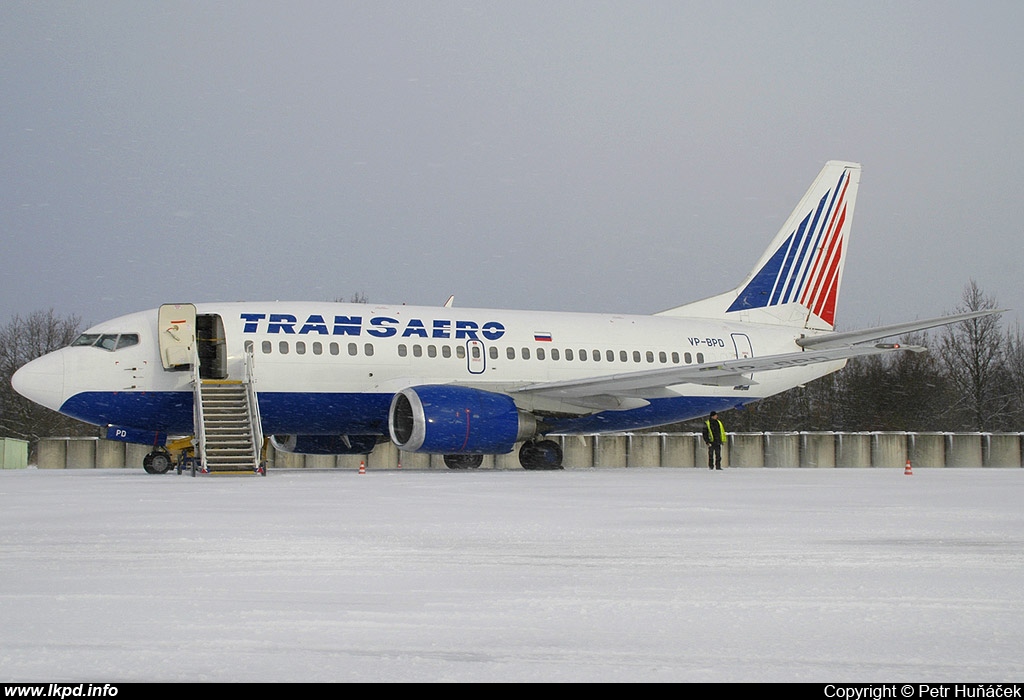 Transaero Airlines – Boeing B737-5K5 VP-BPD