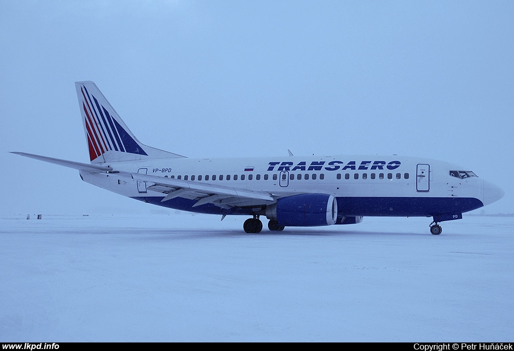 Transaero Airlines – Boeing B737-5K5 VP-BPD