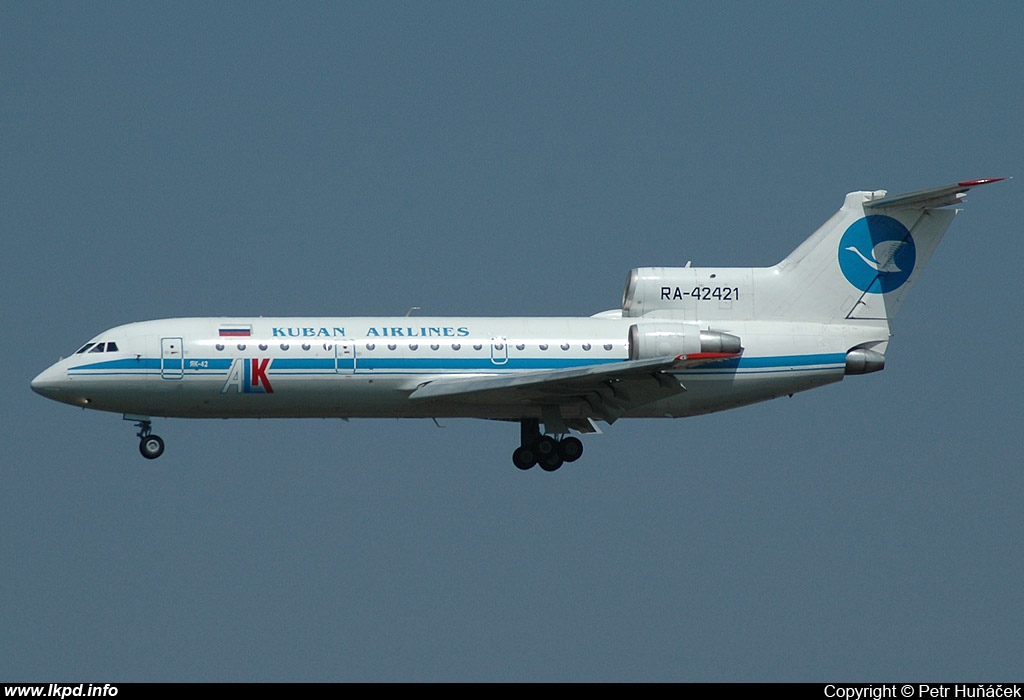 Kuban Airlines – Yakovlev YAK-42D RA-42421