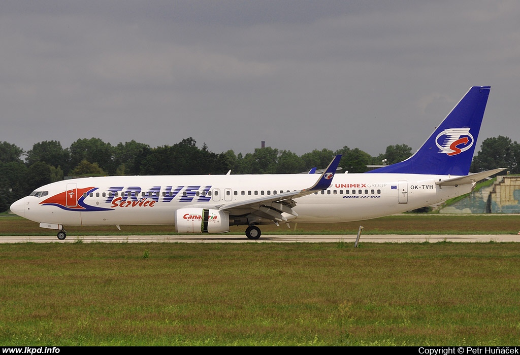 Travel Service – Boeing B737-8Q8 OK-TVH