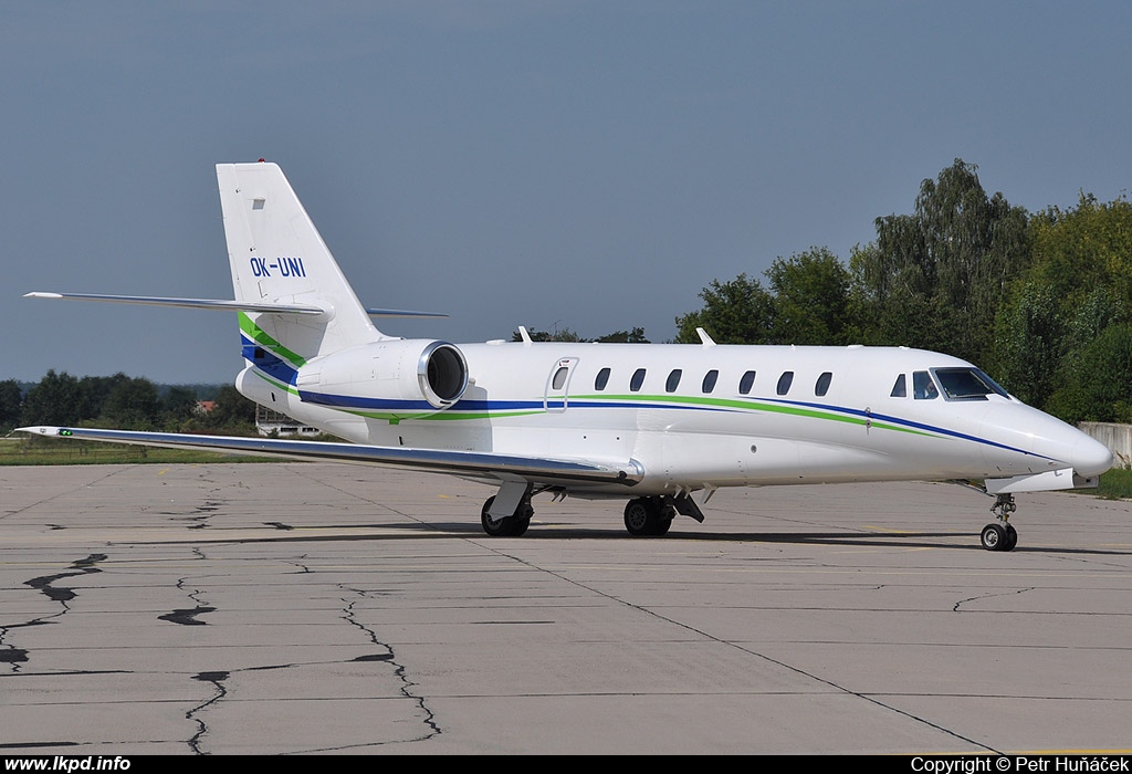 Travel Service – Cessna 680 Citation Sovereign OK-UNI