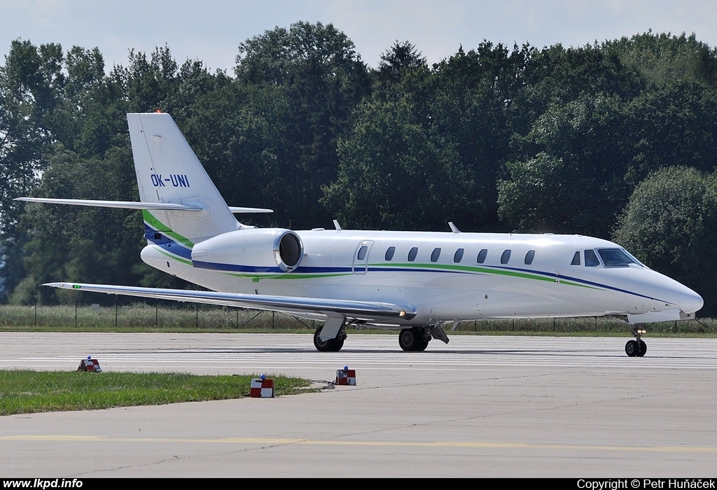 Travel Service – Cessna 680 Citation Sovereign OK-UNI