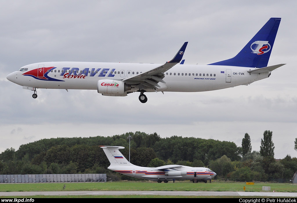 Travel Service – Boeing B737-86N OK-TVK