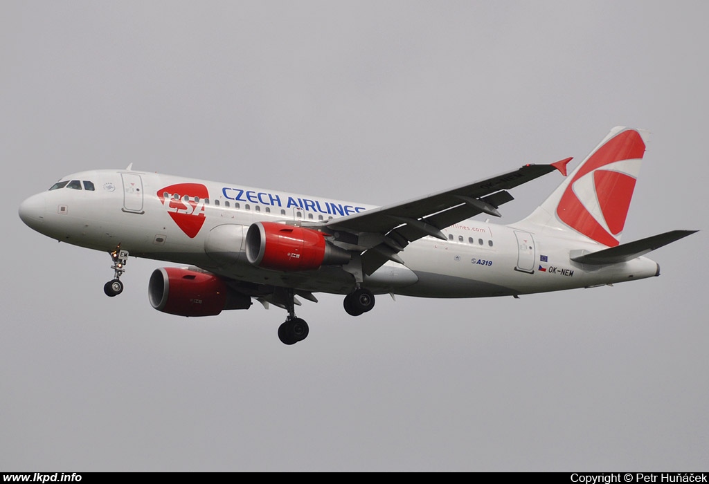 SA Czech Airlines – Airbus A319-112 OK-NEM