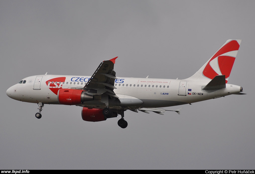 SA Czech Airlines – Airbus A319-112 OK-NEM