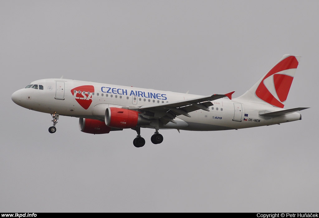 SA Czech Airlines – Airbus A319-112 OK-NEM