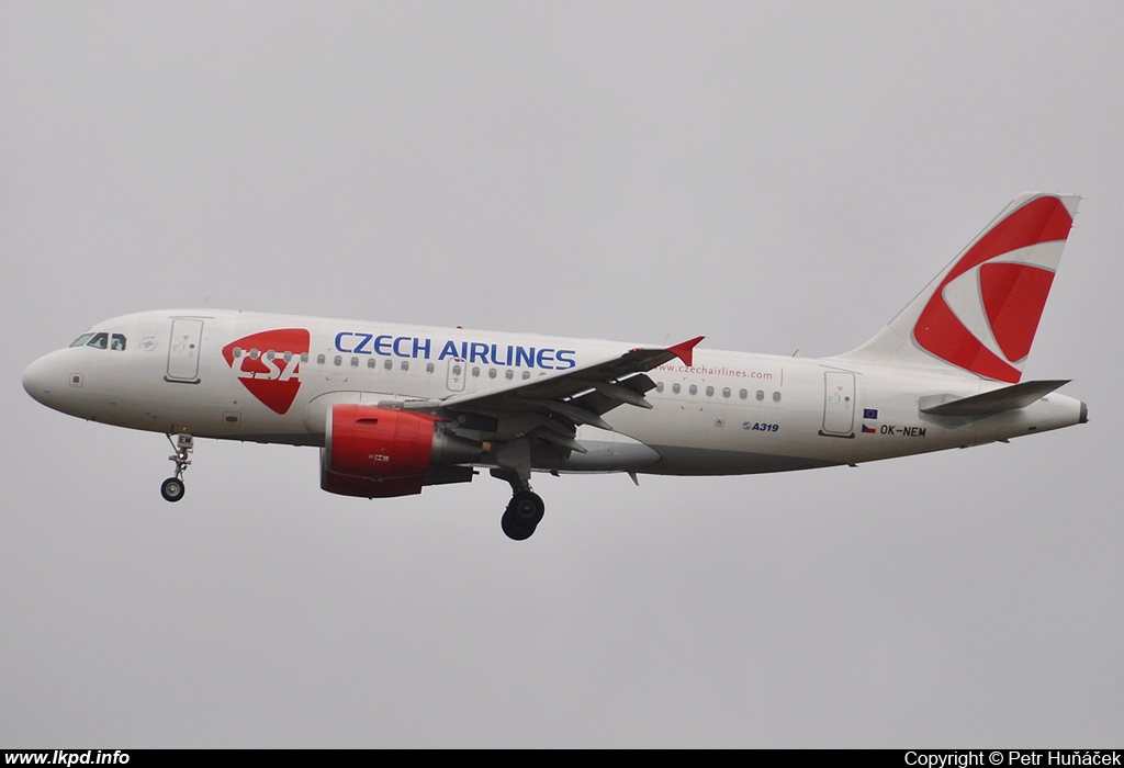 SA Czech Airlines – Airbus A319-112 OK-NEM