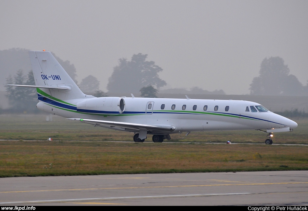 Travel Service – Cessna 680 Citation Sovereign OK-UNI