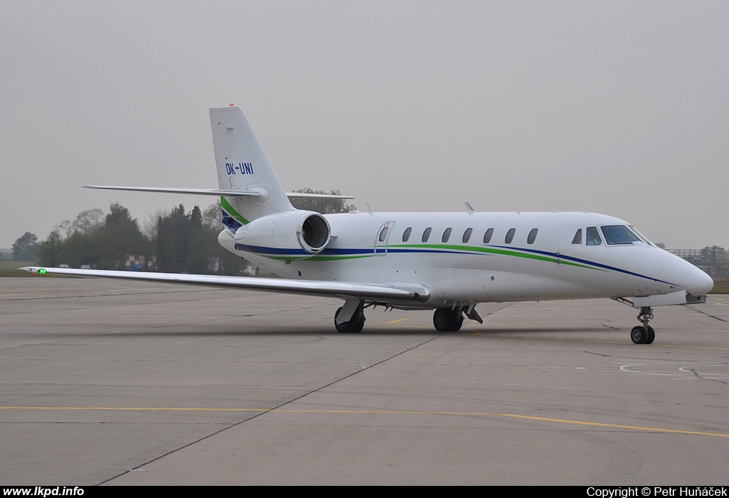 Travel Service – Cessna 680 Citation Sovereign OK-UNI