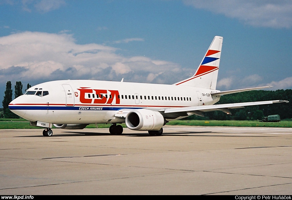 SA Czech Airlines – Boeing B737-55S OK-CGK