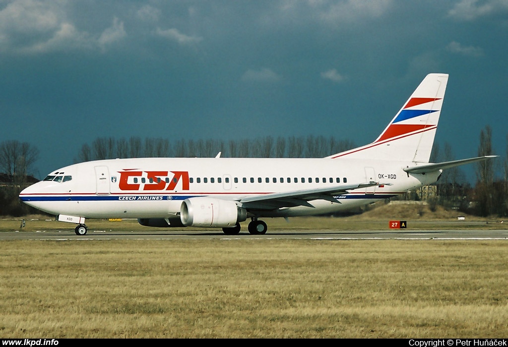 SA Czech Airlines – Boeing B737-55S OK-XGD