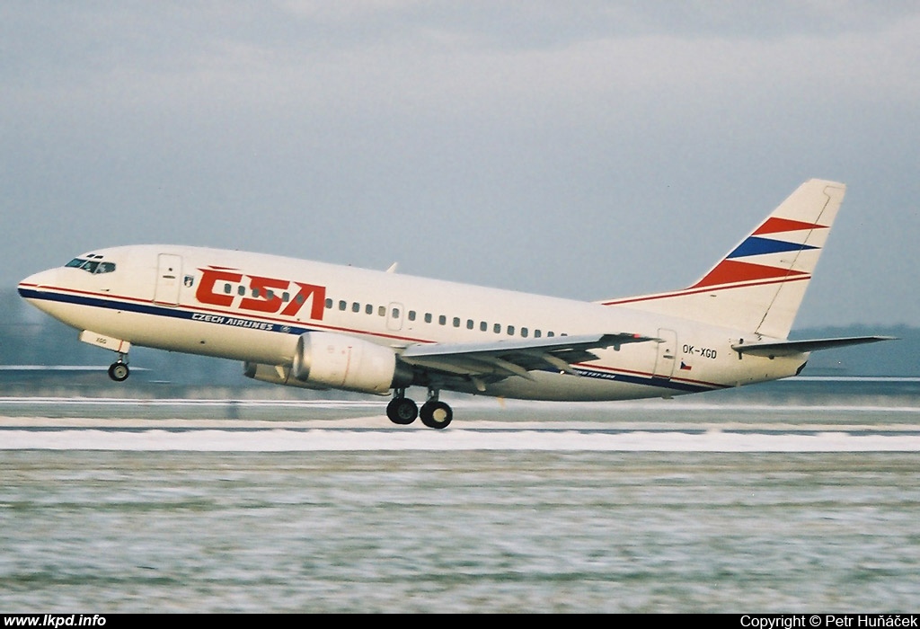 SA Czech Airlines – Boeing B737-55S OK-XGD