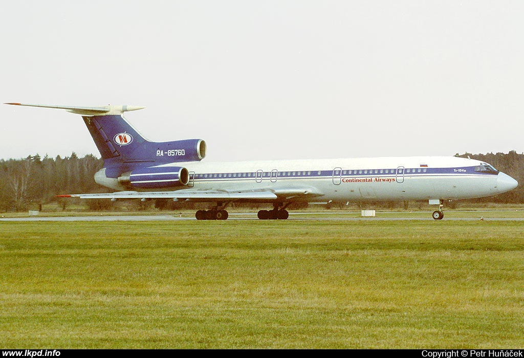 Continental Airways – Tupolev TU-154M RA-85760