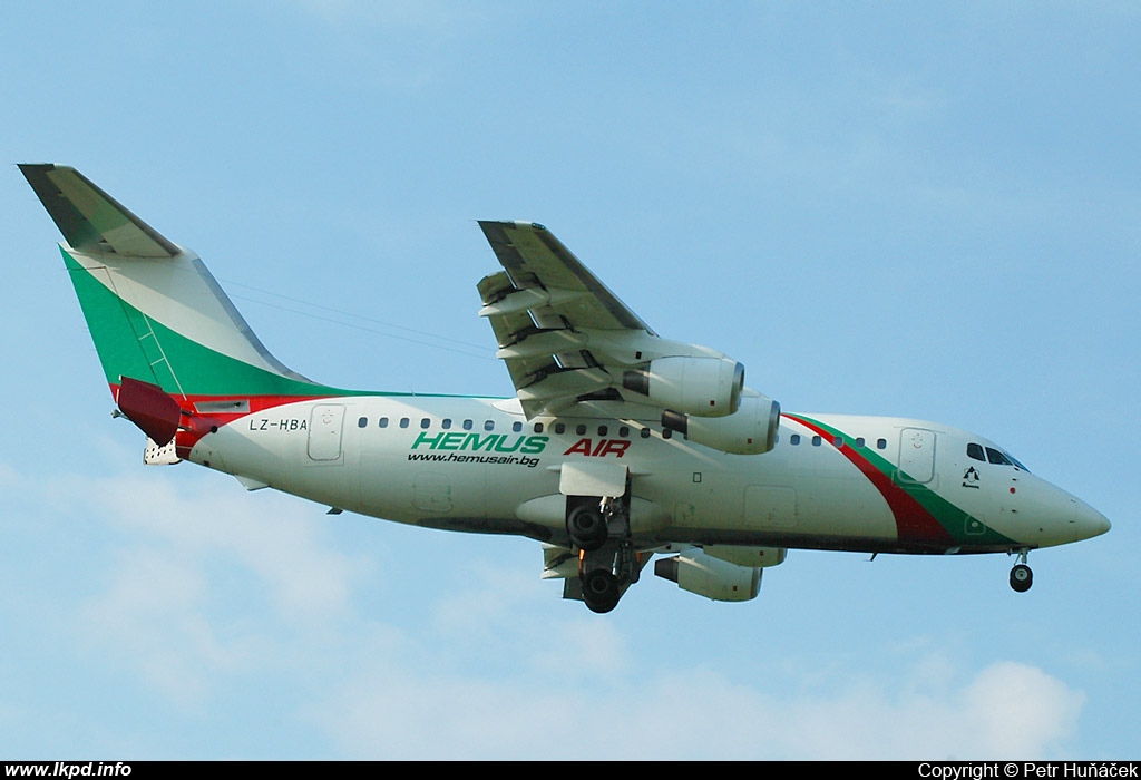 Hemus Air – BAE Systems Avro BAE-146-200 LZ-HBA