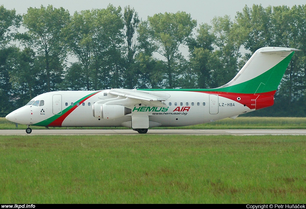 Hemus Air – BAE Systems Avro BAE-146-200 LZ-HBA