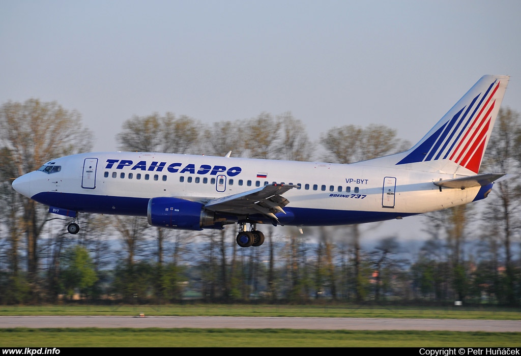 Transaero Airlines – Boeing B737-524 VP-BYT