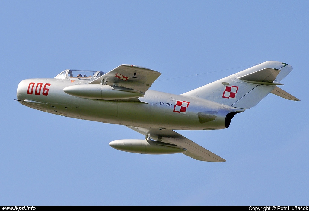 Polskie Orly – PZL - Mielec Lim-2 (MiG-15UTI)  SP-YNZ