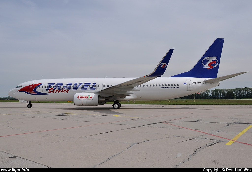 Travel Service – Boeing B737-8FN OK-TVL