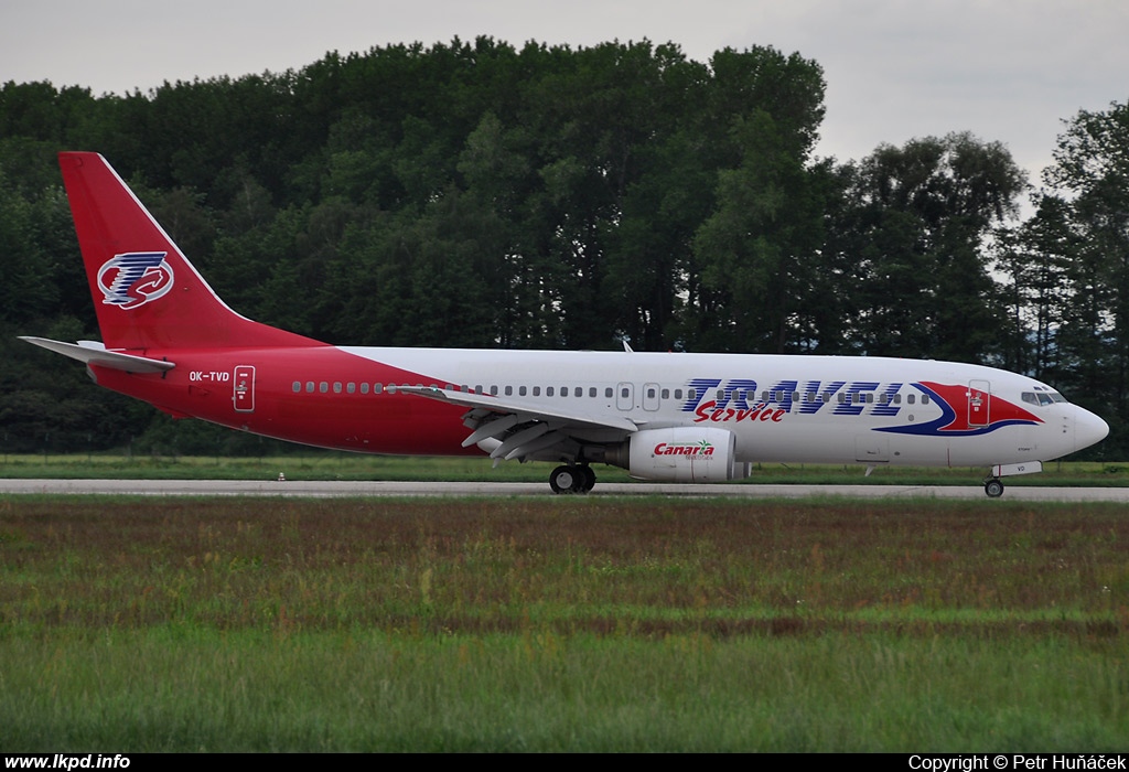 Travel Service – Boeing B737-86N OK-TVD