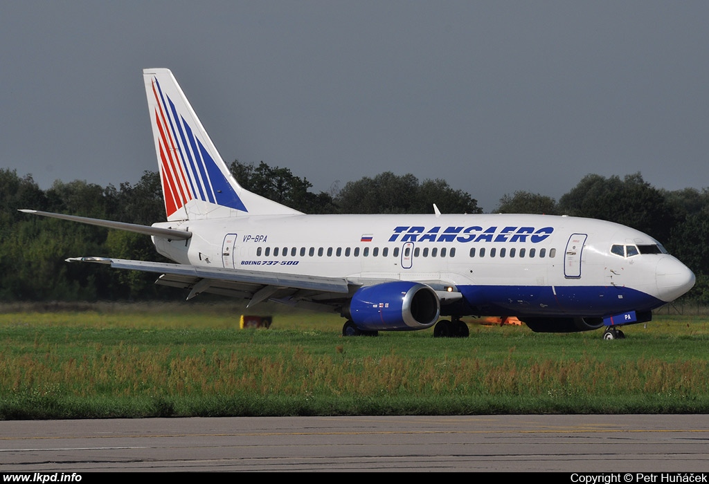 Transaero Airlines – Boeing B737-5K5 VP-BPA