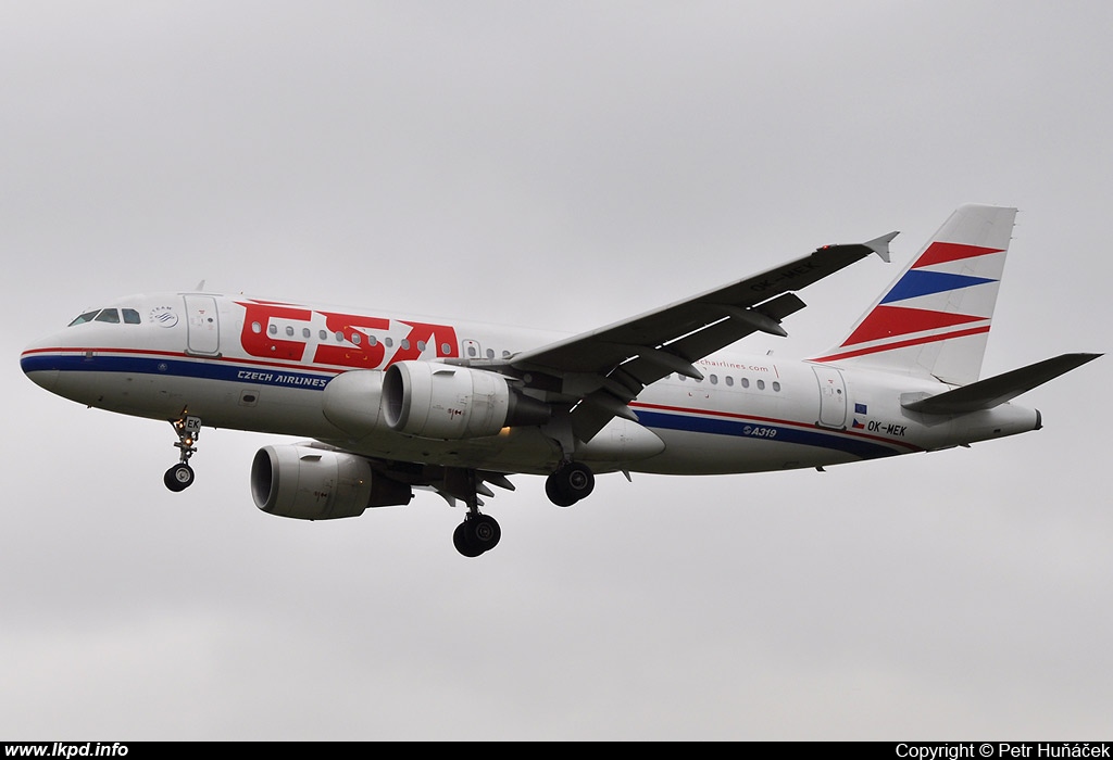 SA Czech Airlines – Airbus A319-112 OK-MEK