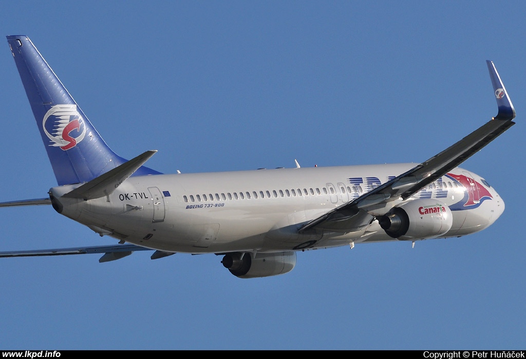 Travel Service – Boeing B737-8FN OK-TVL