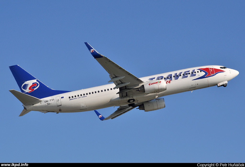 Travel Service – Boeing B737-8FN OK-TVL