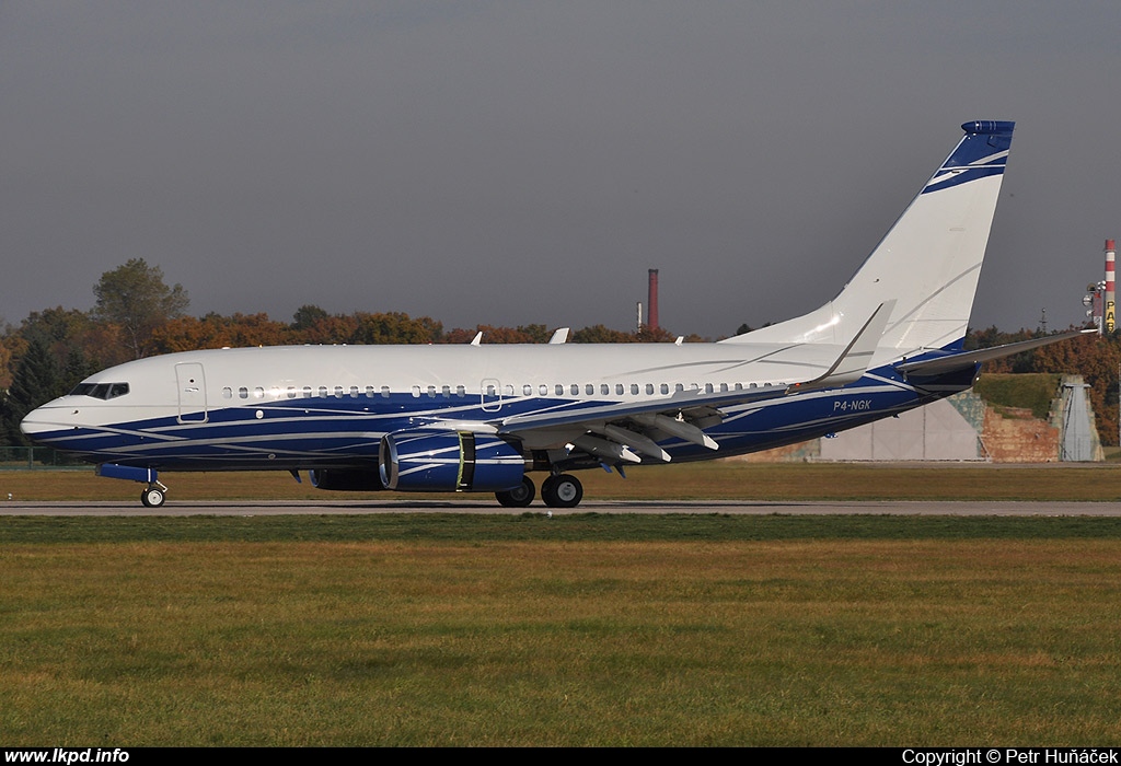 ABS Jets – Boeing B737-7HZ(BBJ)  P4-NGK