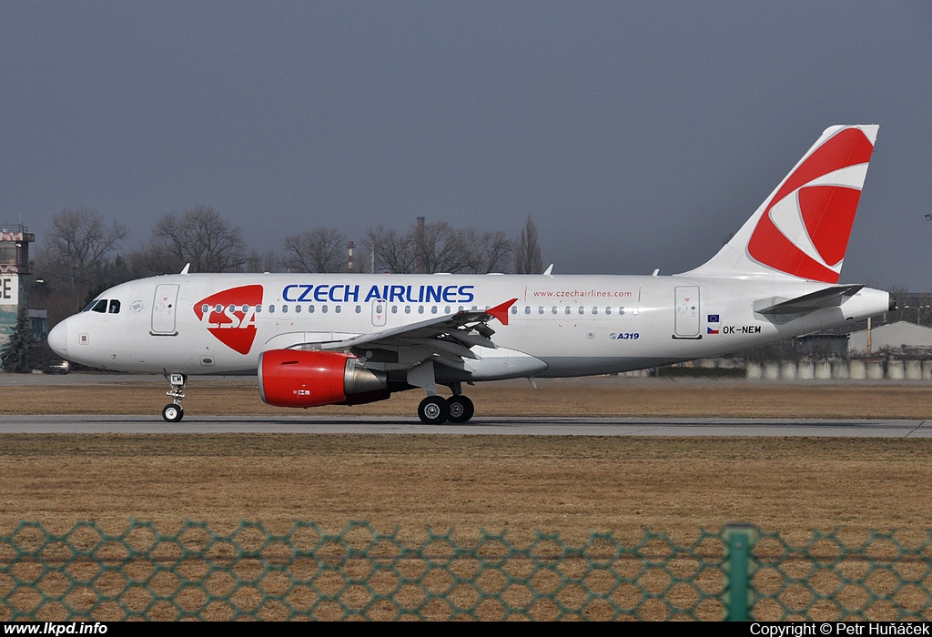 SA Czech Airlines – Airbus A319-112 OK-MEM