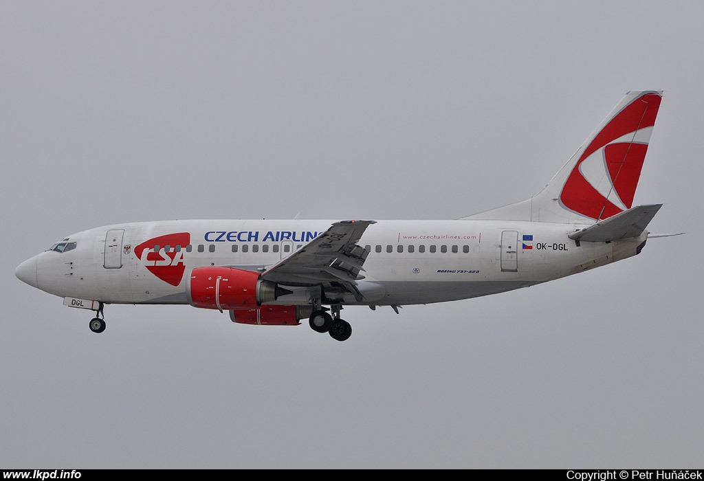 SA Czech Airlines – Boeing B737-55S OK-DGL