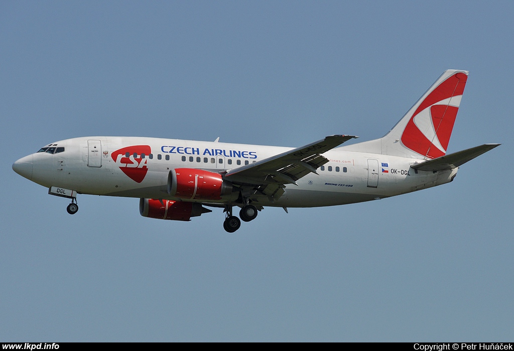 SA Czech Airlines – Boeing B737-55S OK-DGL