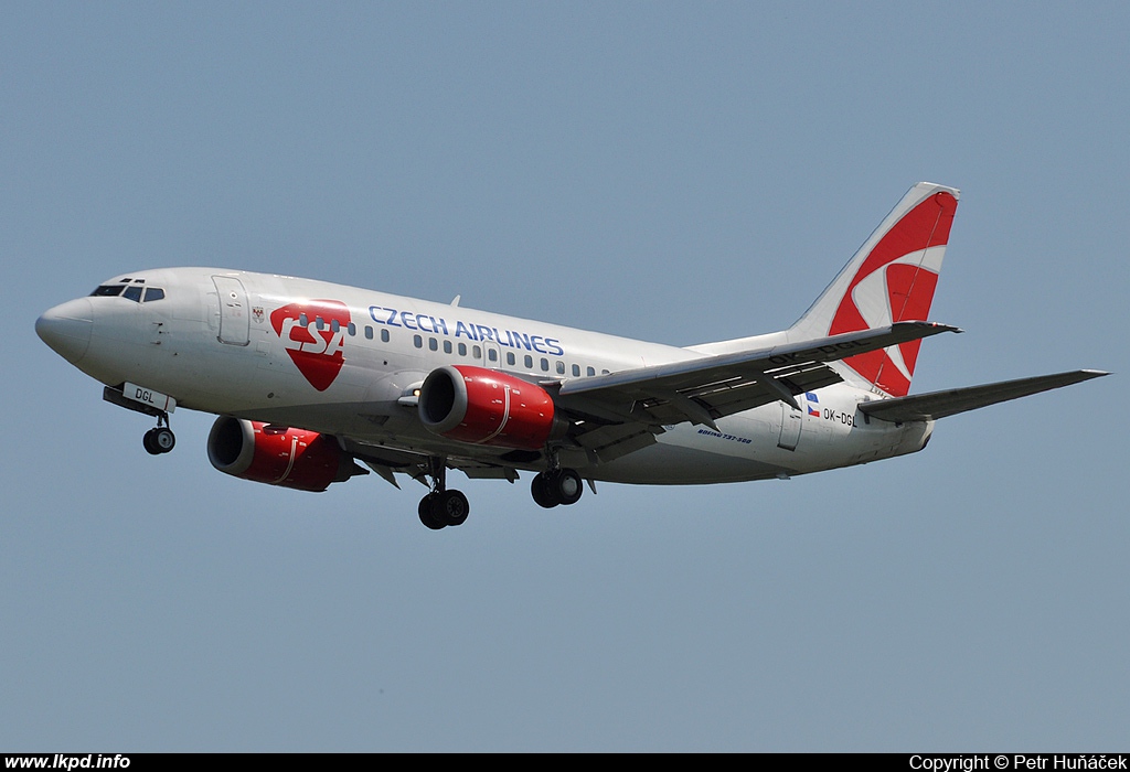 SA Czech Airlines – Boeing B737-55S OK-DGL