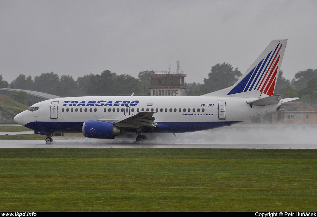 Transaero Airlines – Boeing B737-5K5 VP-BPA