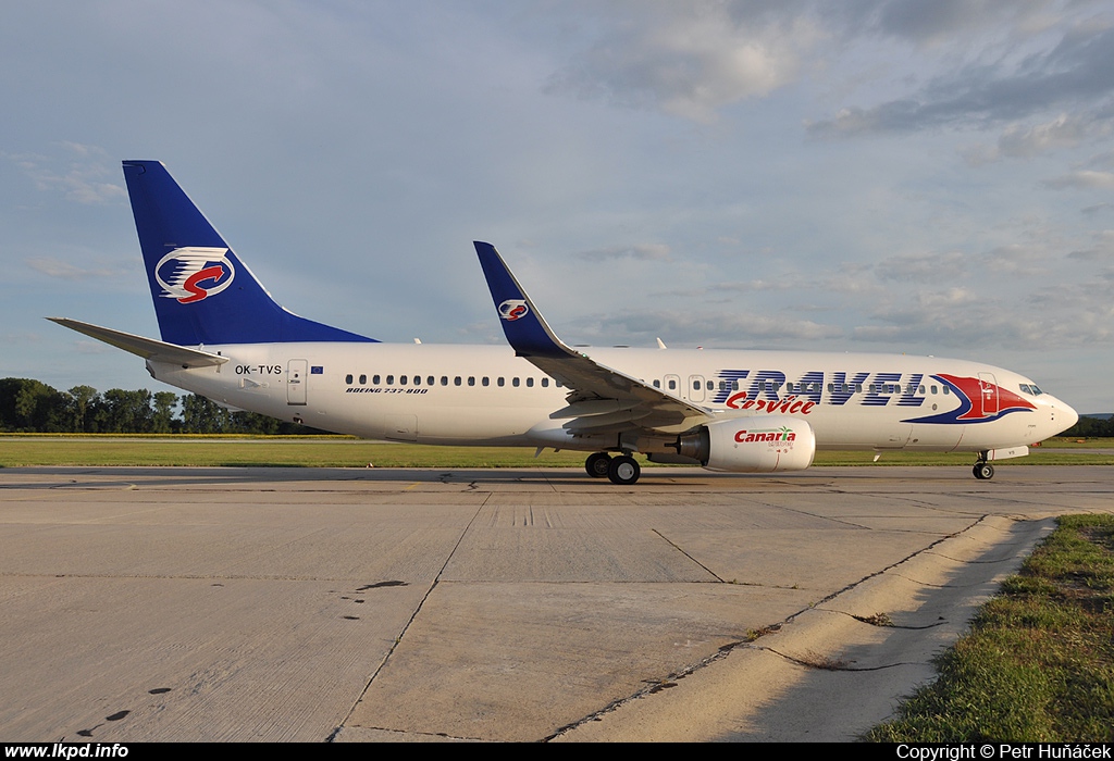 Travel Service – Boeing B737-86N OK-TVS