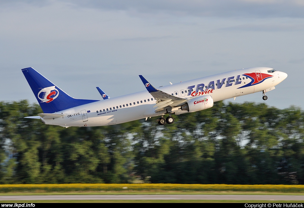 Travel Service – Boeing B737-86N OK-TVS