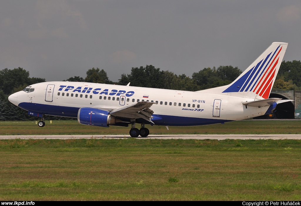 Transaero Airlines – Boeing B737-524 VP-BYN