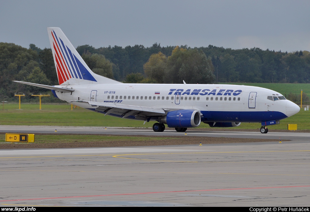 Transaero Airlines – Boeing B737-524 VP-BYN