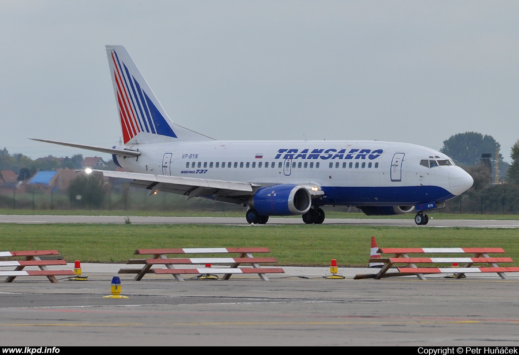 Transaero Airlines – Boeing B737-524 VP-BYN