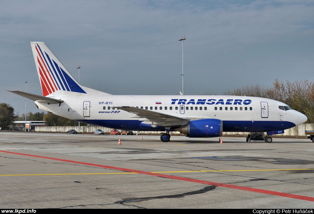 Transaero Airlines – Boeing B737-524 VP-BYI