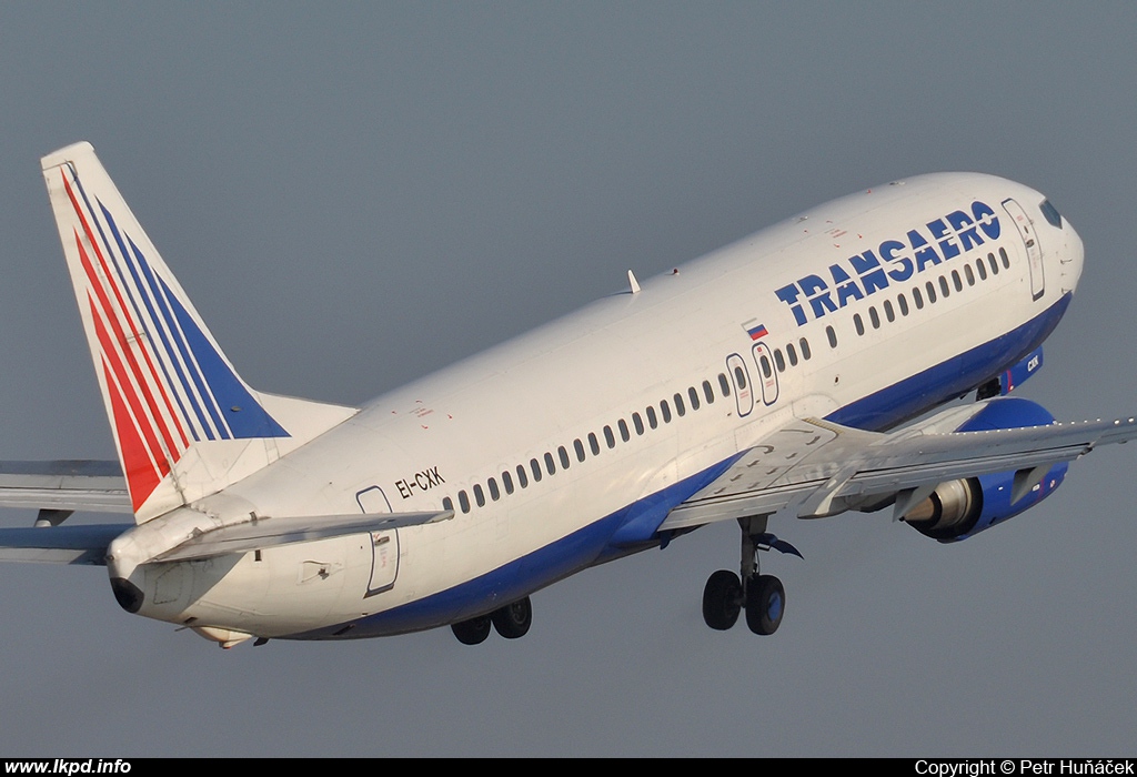 Transaero Airlines – Boeing B737-4S3 EI-CXK