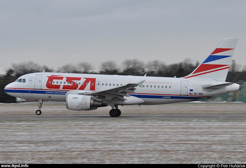 SA Czech Airlines – Airbus A319-112 OK-MEL