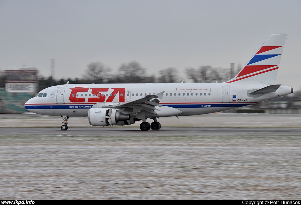 SA Czech Airlines – Airbus A319-112 OK-MEL