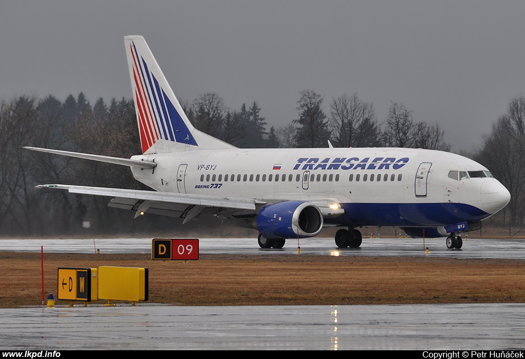 Transaero Airlines – Boeing B737-524 VP-BYJ