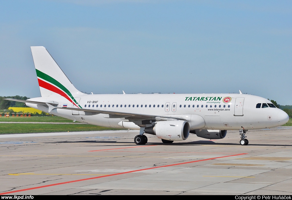 Tatarstan Airlines – Airbus A319-112 VQ-BNF