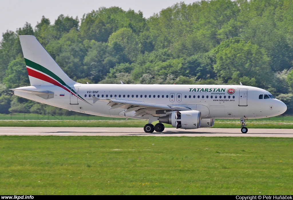 Tatarstan Airlines – Airbus A319-112 VQ-BNF